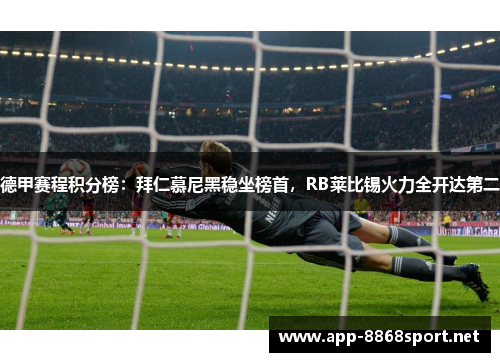 德甲赛程积分榜：拜仁慕尼黑稳坐榜首，RB莱比锡火力全开达第二