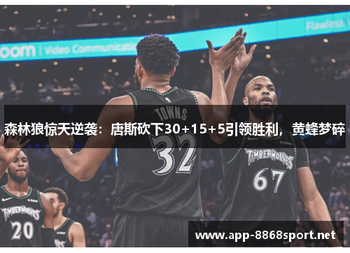 森林狼惊天逆袭：唐斯砍下30+15+5引领胜利，黄蜂梦碎